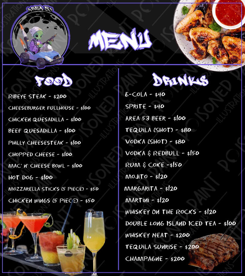 Menu Example 1